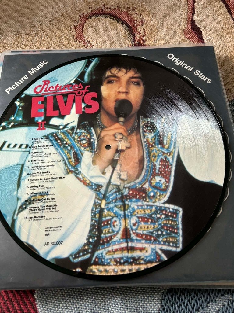 Elvis picture disc lp, Pictures of Elvis II. slechts 10 euro, Cd's en Dvd's, Vinyl | Rock, Picture disc, Ophalen of Verzenden
