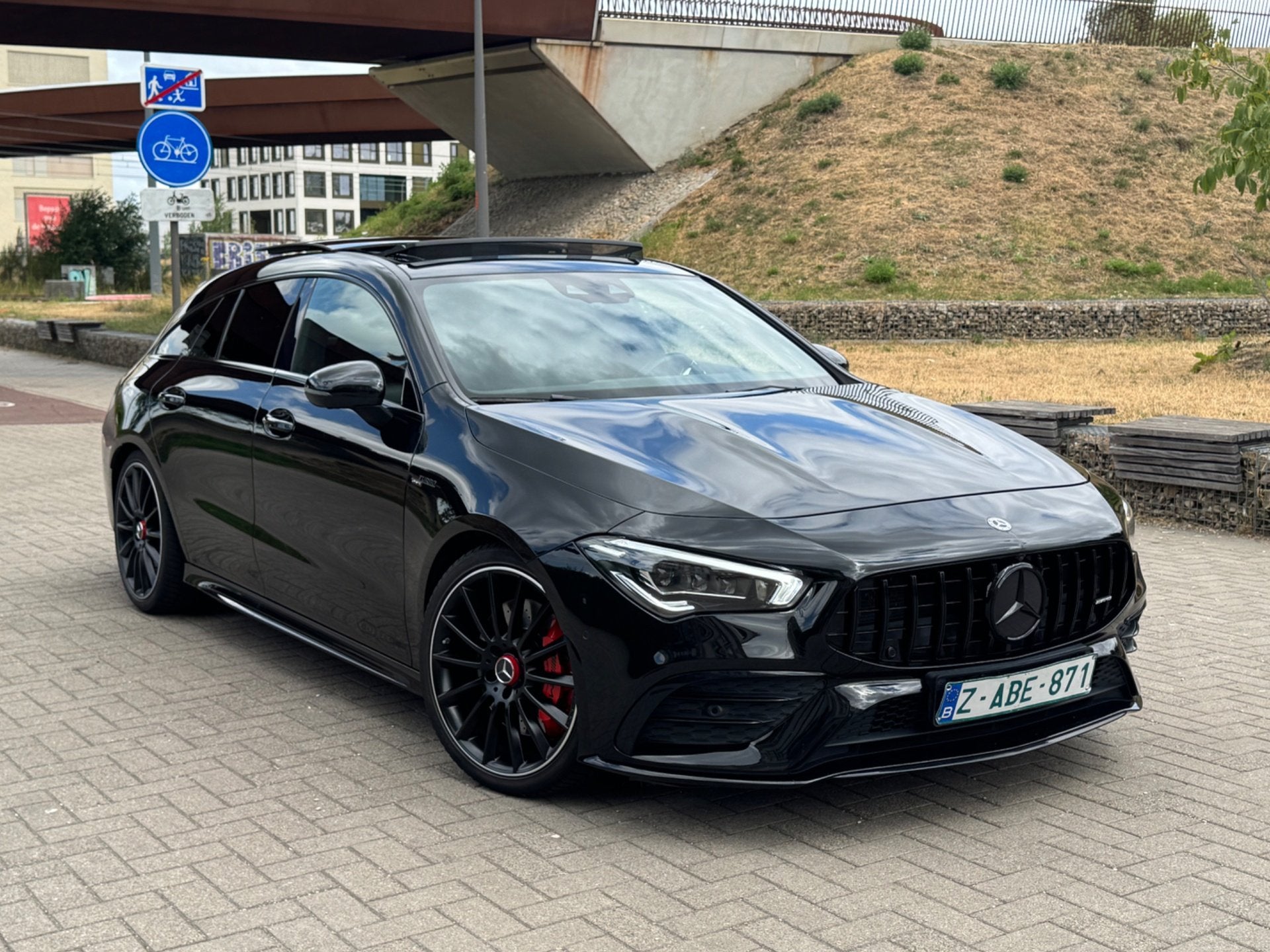 Mercedes CLA 35 AMG | Shooting Brake | 4-Matic | Euro 6d, Automaat, CLA, Gebruikt, Zwart