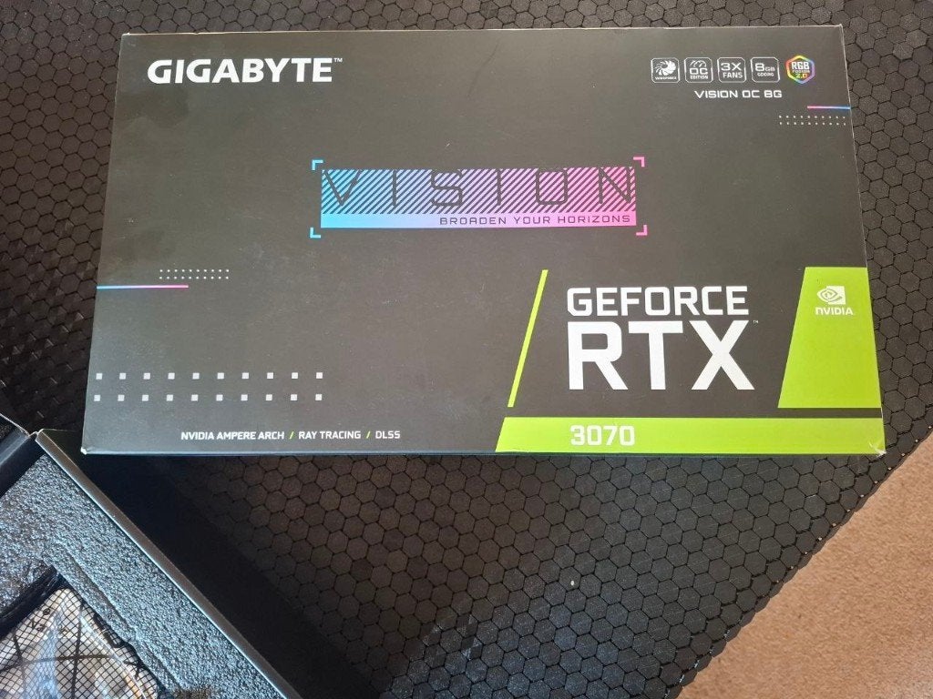 Gigabyte RTX 3070 oc 8GB, Computers en Software, Videokaarten, Ophalen, GDDR6, Zo goed als nieuw, HDMI
