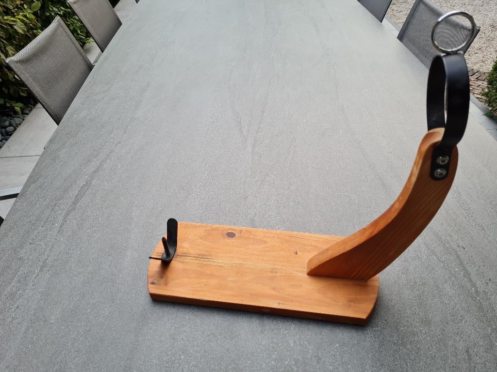 hespenhouder, hamhouder met bijhorend mes, Ophalen of Verzenden