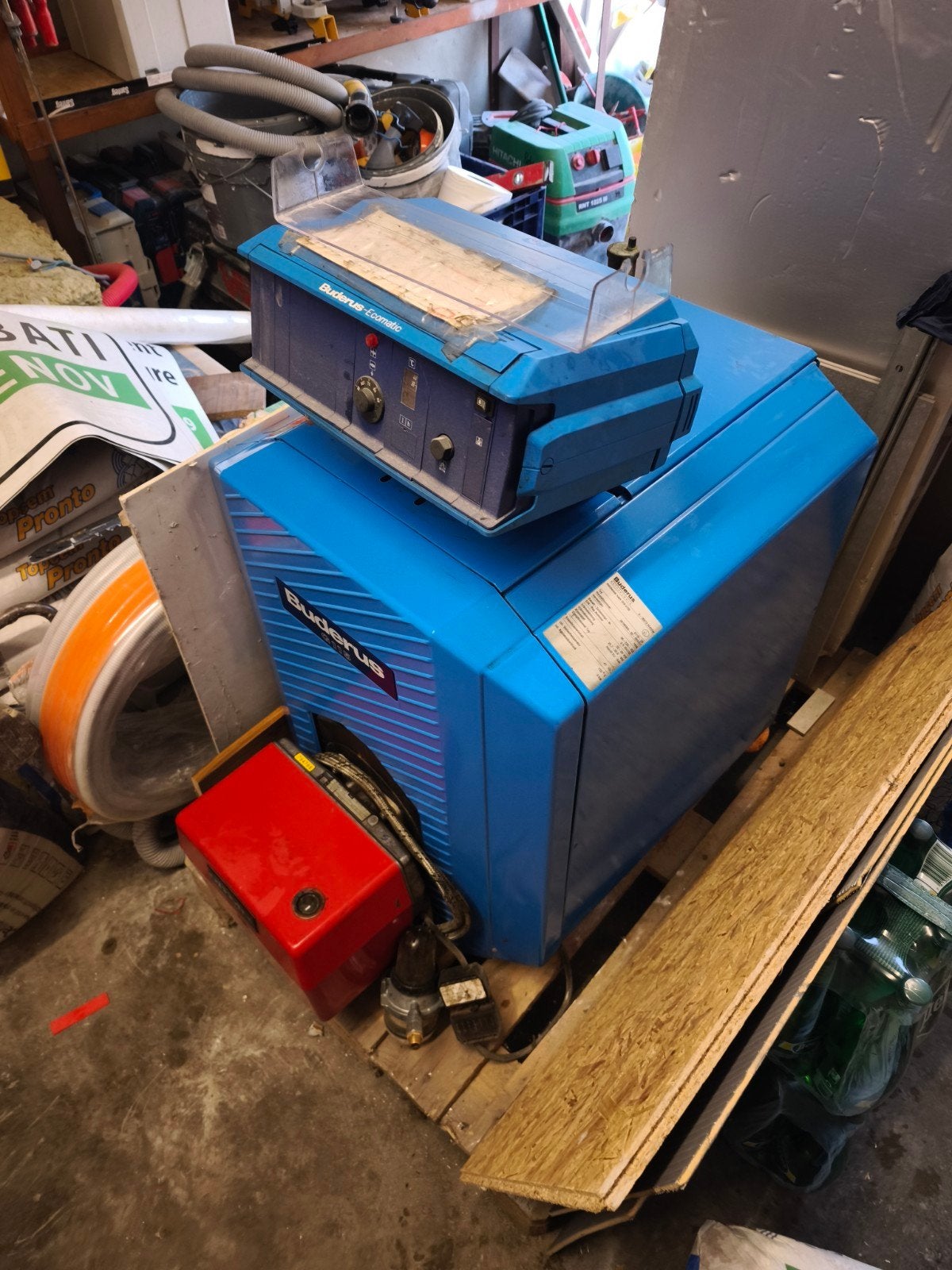 Chaudière à mazout Buderus G115, Bricolage & Construction, Enlèvement, Utilisé, 800 watts ou plus