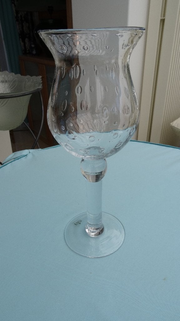 VASE « COLLECTION SIA », Transparent, 35 cm, Verre, Enlèvement