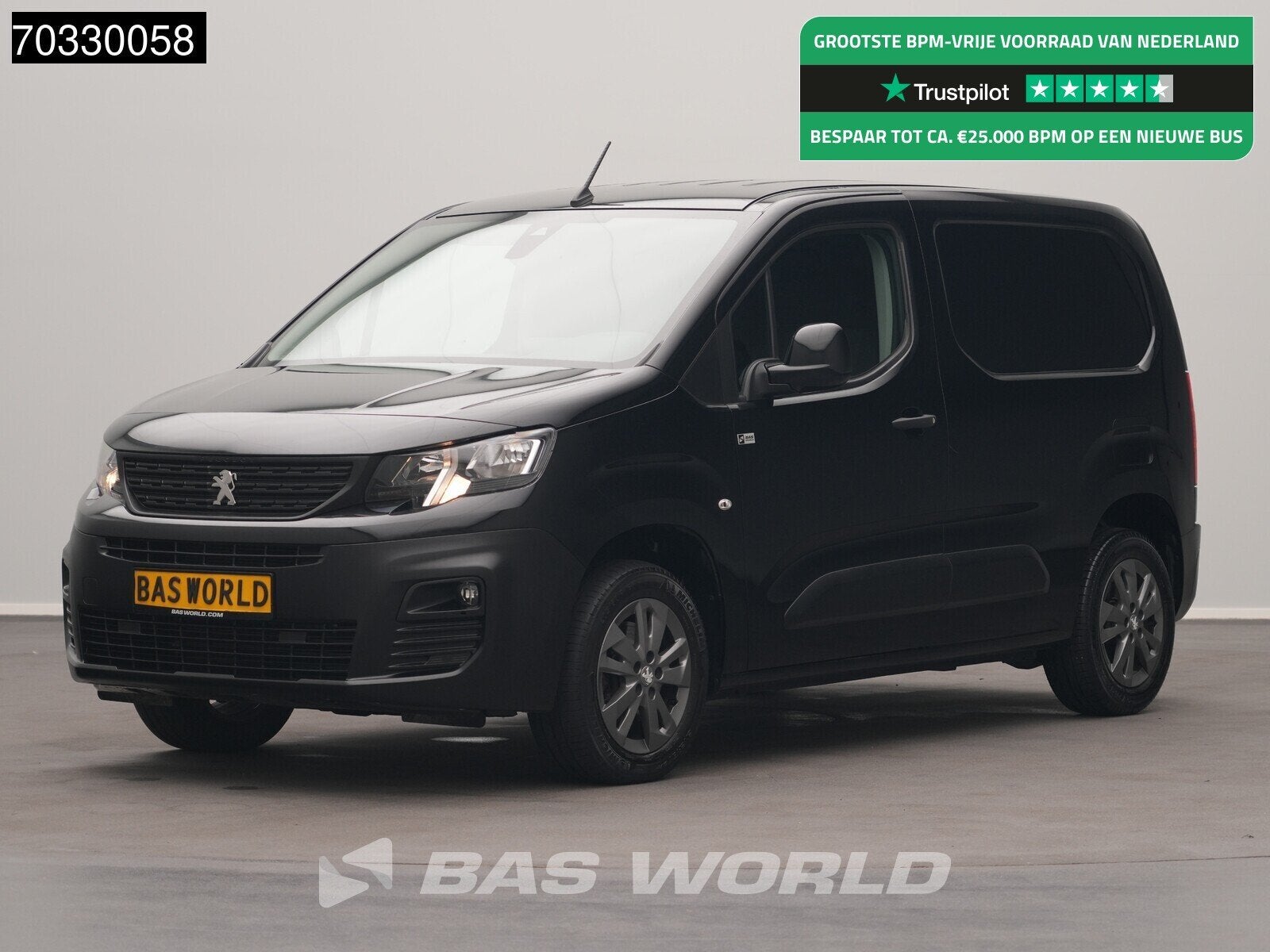 Peugeot Partner 130pk Automaat L1H1 Navi Airco Cruies Camera, Automaat, 1350 kg, Stof, Gebruikt