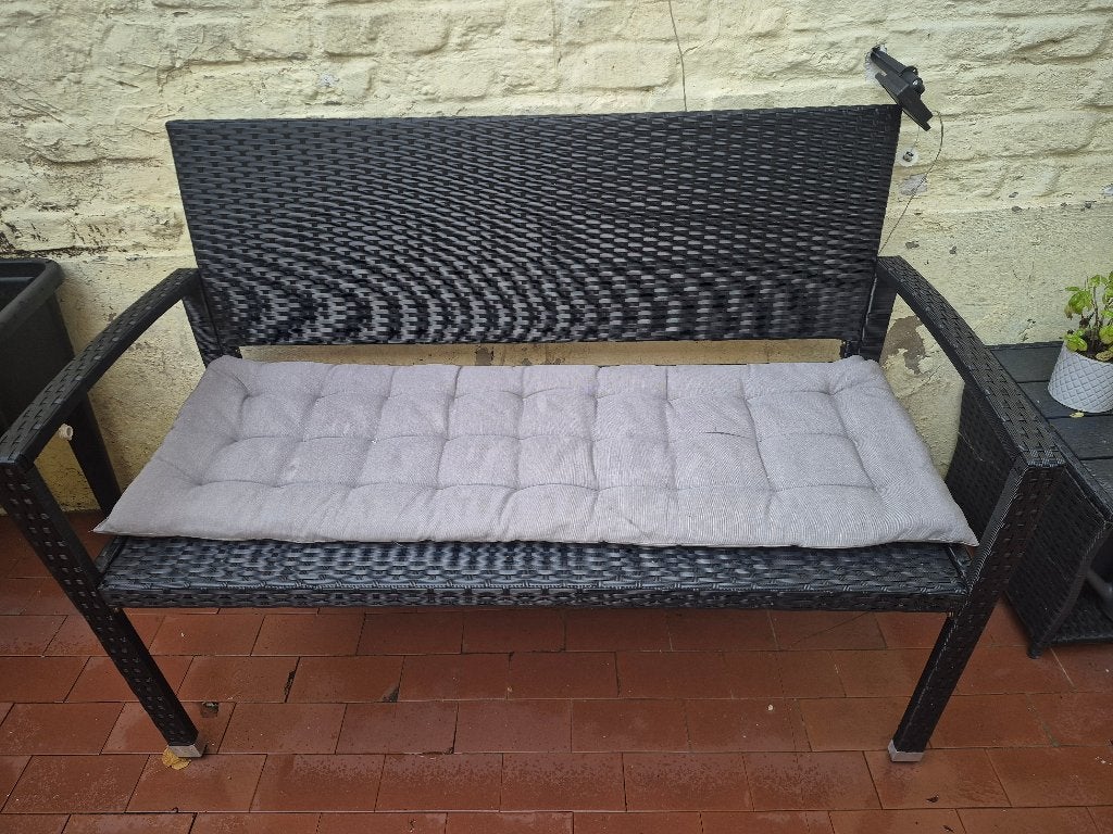 Banc de jardin en résine, Enlèvement, Comme neuf, Autres matériaux