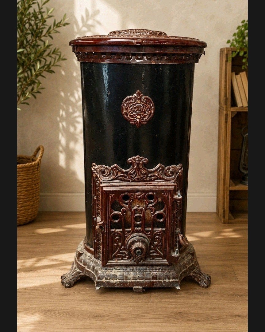 poêle bois et charbon Godin, Ophalen of Verzenden, Hout