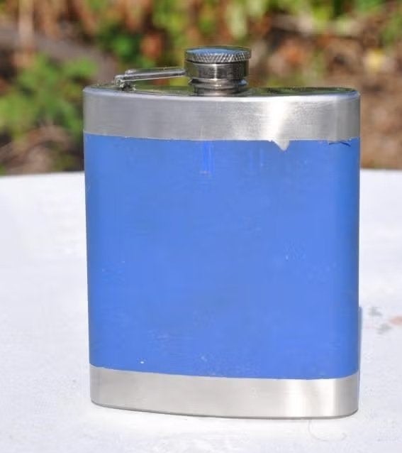 § bouteille flasque de poche en inox non utilisé, Enlèvement ou Envoi, Comme neuf