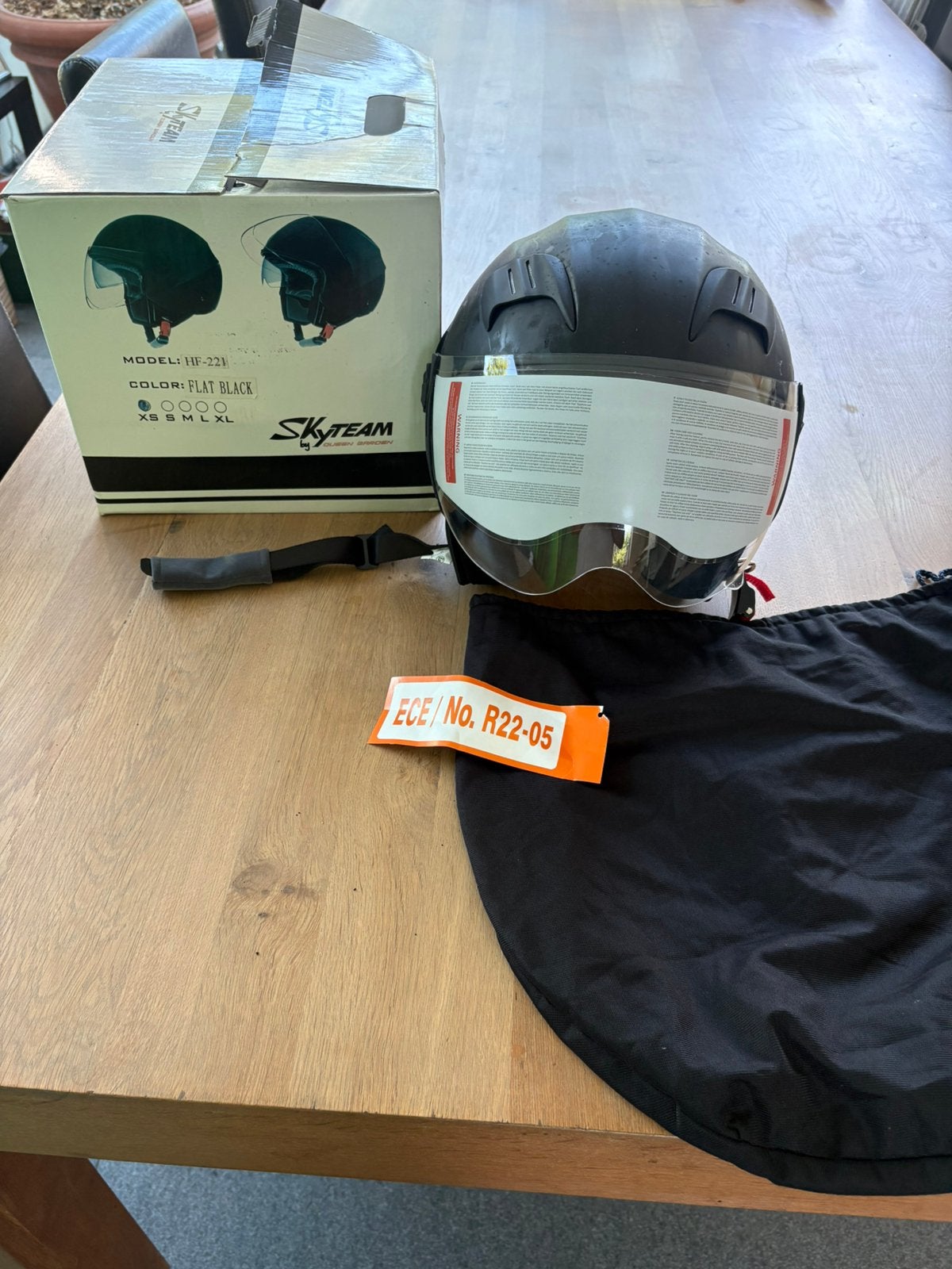 Helm bromfiets/motor nieuw, Ophalen of Verzenden, Nieuw