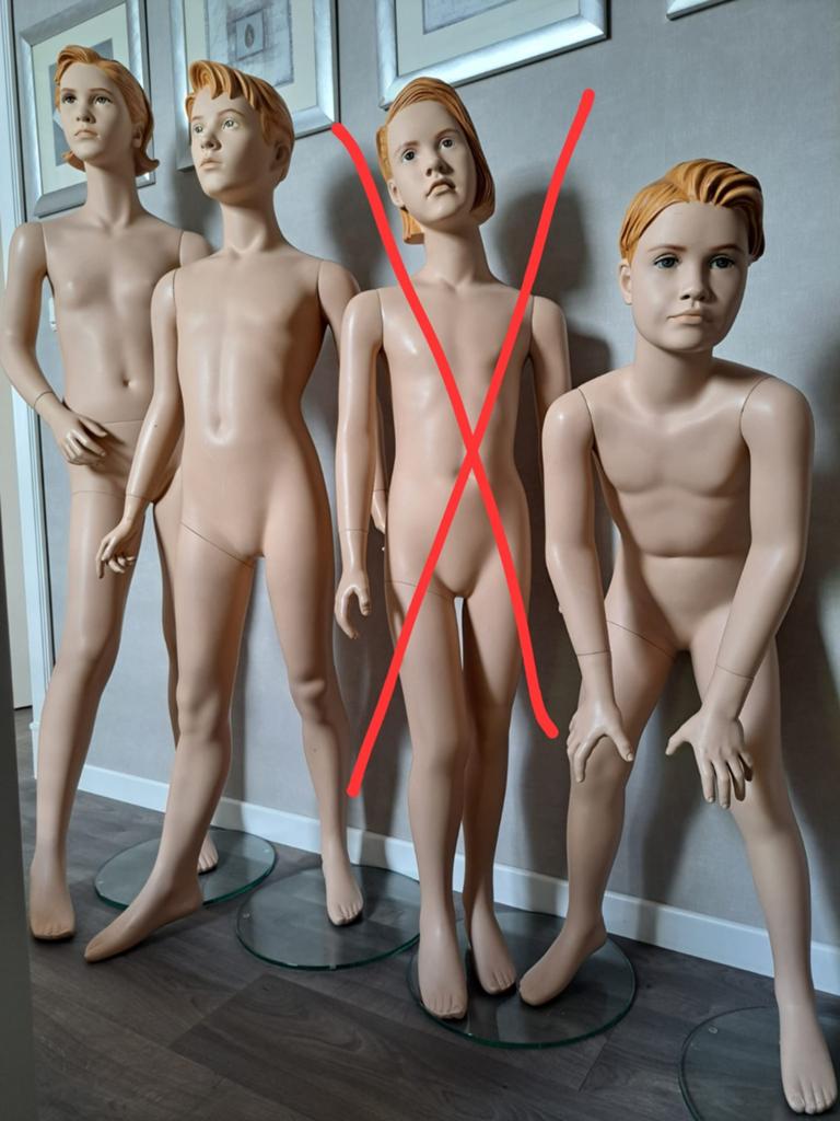 Vintage etalagepoppen/paspoppen, Zakelijke goederen, Ophalen