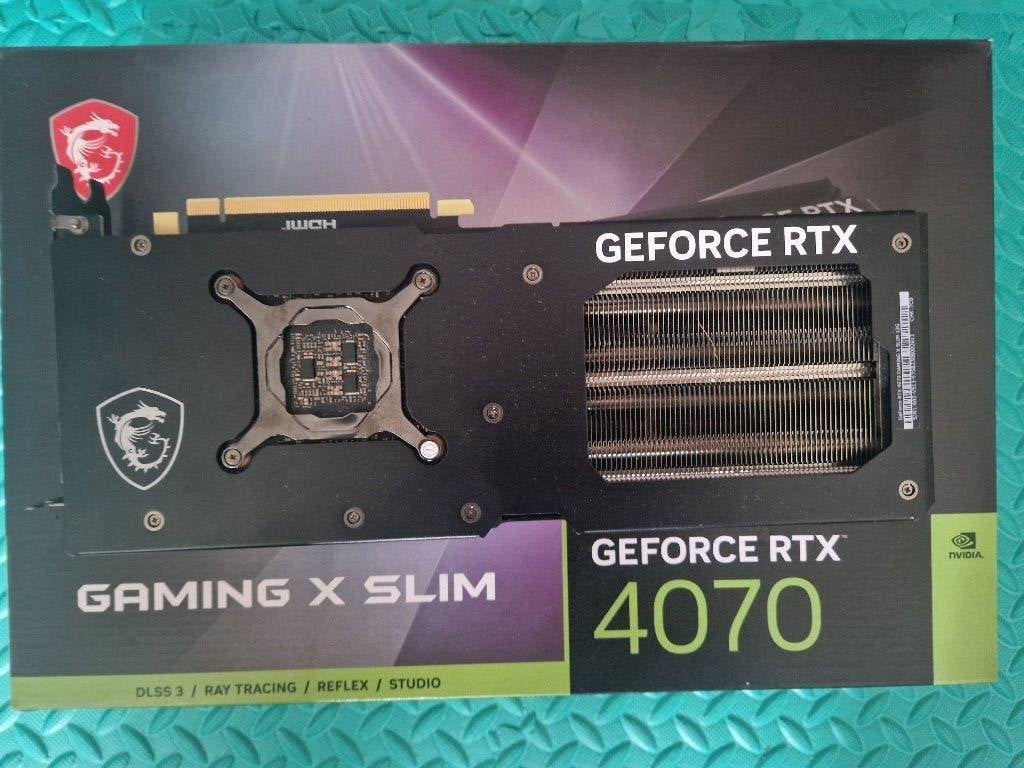 Carte graphique Geforce RTX 4070, Informatique & Logiciels, Cartes vidéo, Enlèvement