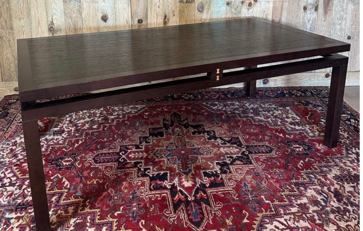 Table Roche Bobois suresnes, Maison & Meubles, Enlèvement ou Envoi, Comme neuf, Chêne