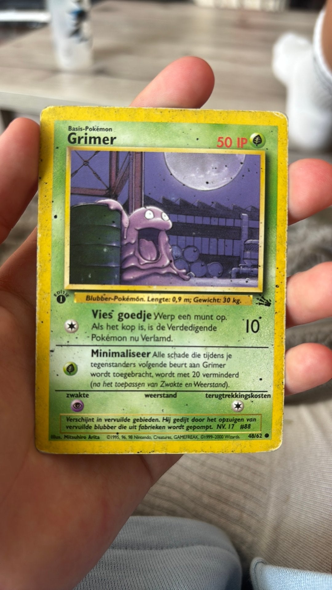 Pokémon kaarten, Ophalen, Zo goed als nieuw
