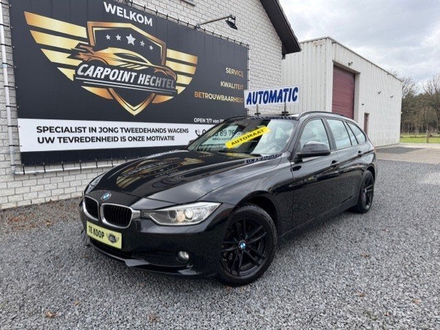 Bmw 318d touring 143 pk AUTOMAAT vele opties GARANTIE !, Auto's, Automaat, 1995 cc, Zwart, Zwart