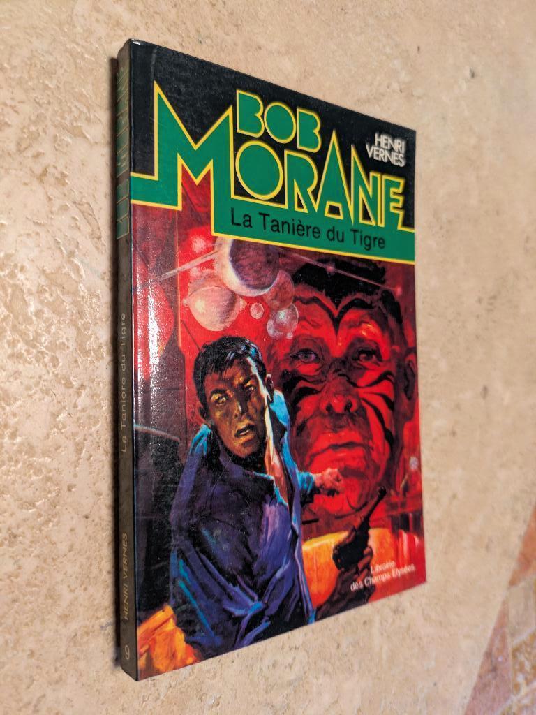 Bob Morane (La Tanière du Tigre)., Livres, Envoi, Comme neuf, H. Vernes.