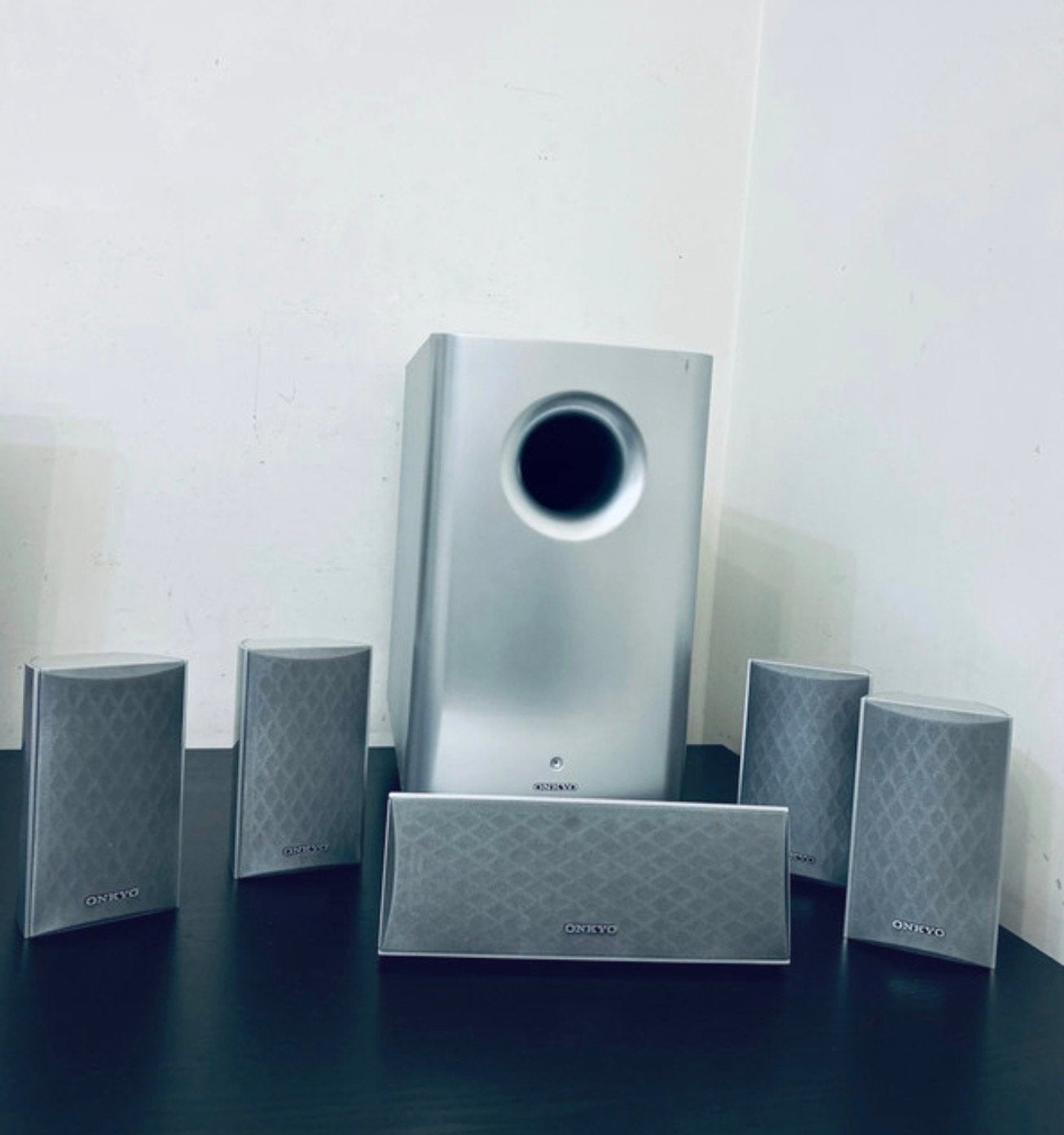 Onkyo skw-501 150w bass reflex actieve versterkte subwoofer, Ophalen of Verzenden, Subwoofer, Onkyo
