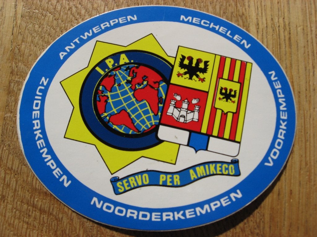 IPA Antwerpen Mechelen Zuiderkempen Noorderkempen Sticker, Ophalen of Verzenden, Nieuw, Overige typen