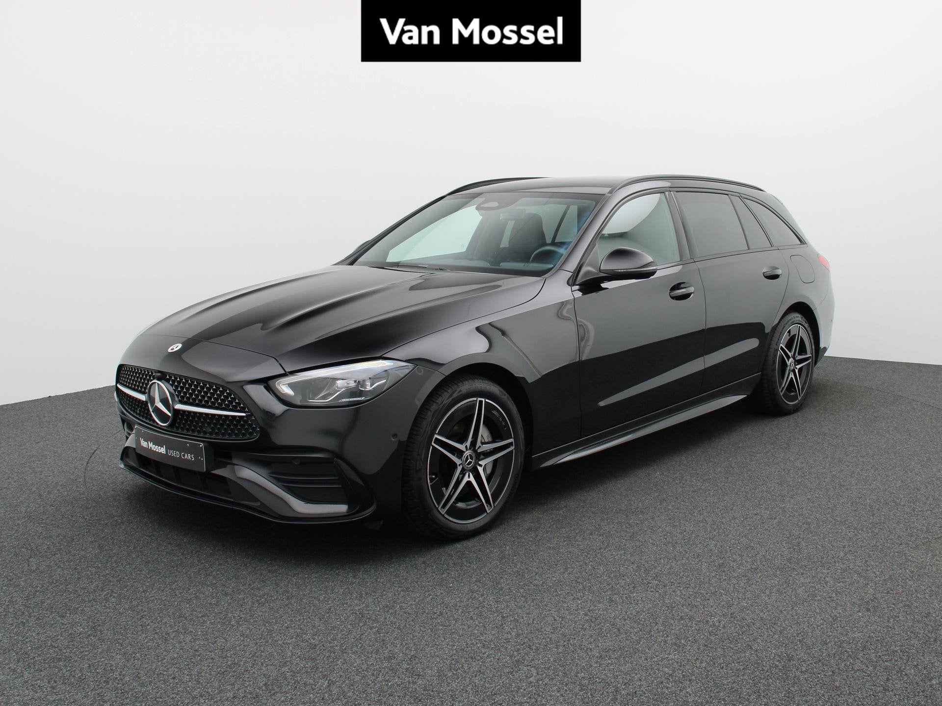 Mercedes-Benz C-Klasse 300 e AMG Line Estate + PANORAMISCH D, Autos, Achat, 1800 kg, Noir, Automatique