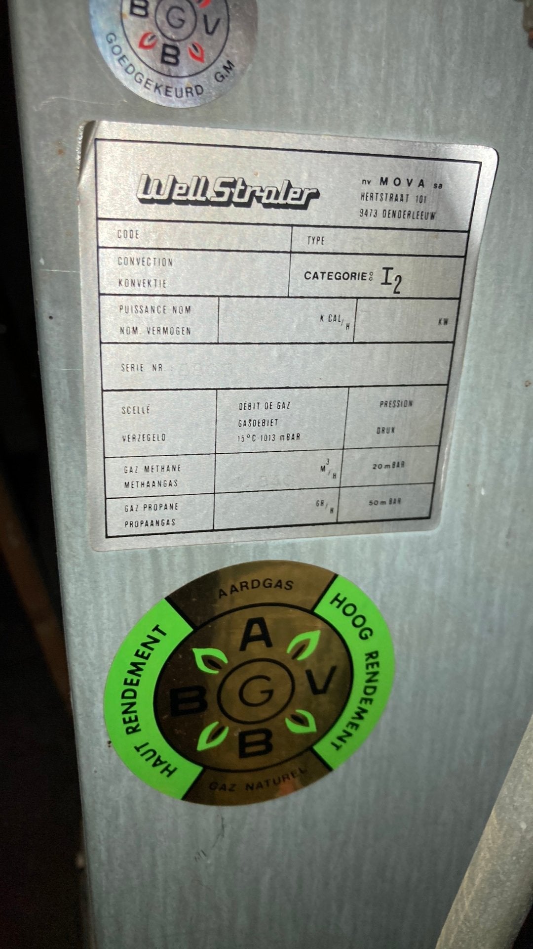 Foyer au gaz de Ville, Enlèvement ou Envoi, Comme neuf
