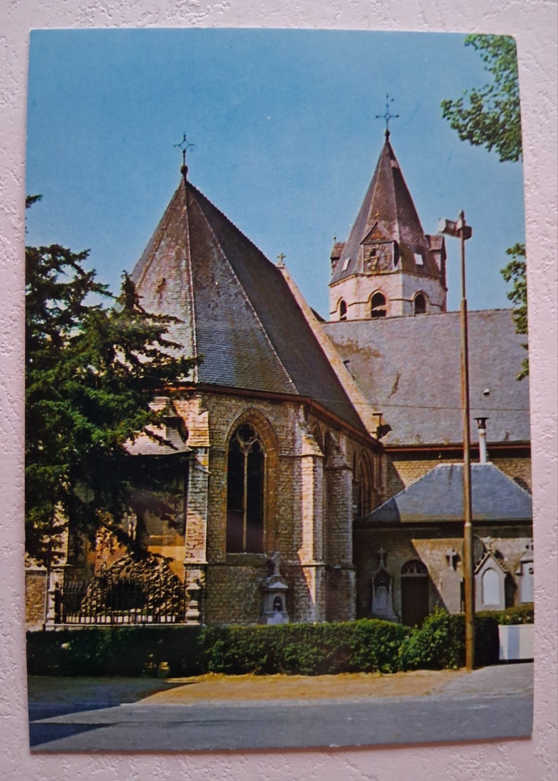 Postkaart Belsele kerk, Ophalen of Verzenden