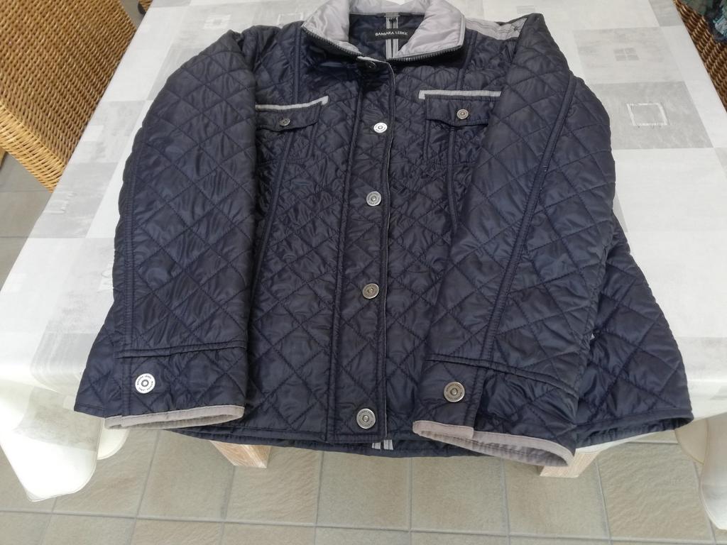 Blauw tussendoor jas maat 42-44, Kleding | Dames, Jassen | Zomer, Ophalen, Maat 42/44 (L), Blauw