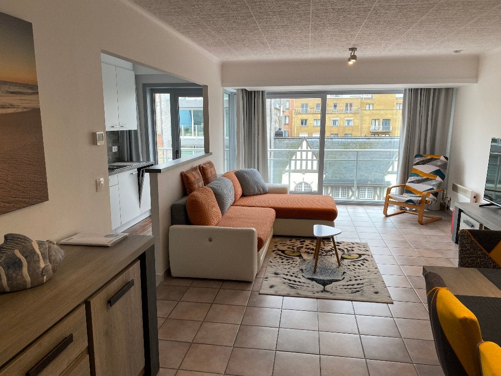 Appartement aan zee te huur in Nieuwpoort Bad, Bemiddelingsbureau, Internet, 2 slaapkamers, Appartement