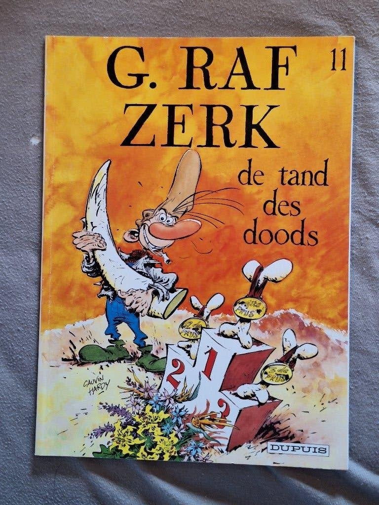 G. Raf Zerk 11: de tand des doods, Boeken, Eén stripboek, Ophalen of Verzenden, Zo goed als nieuw