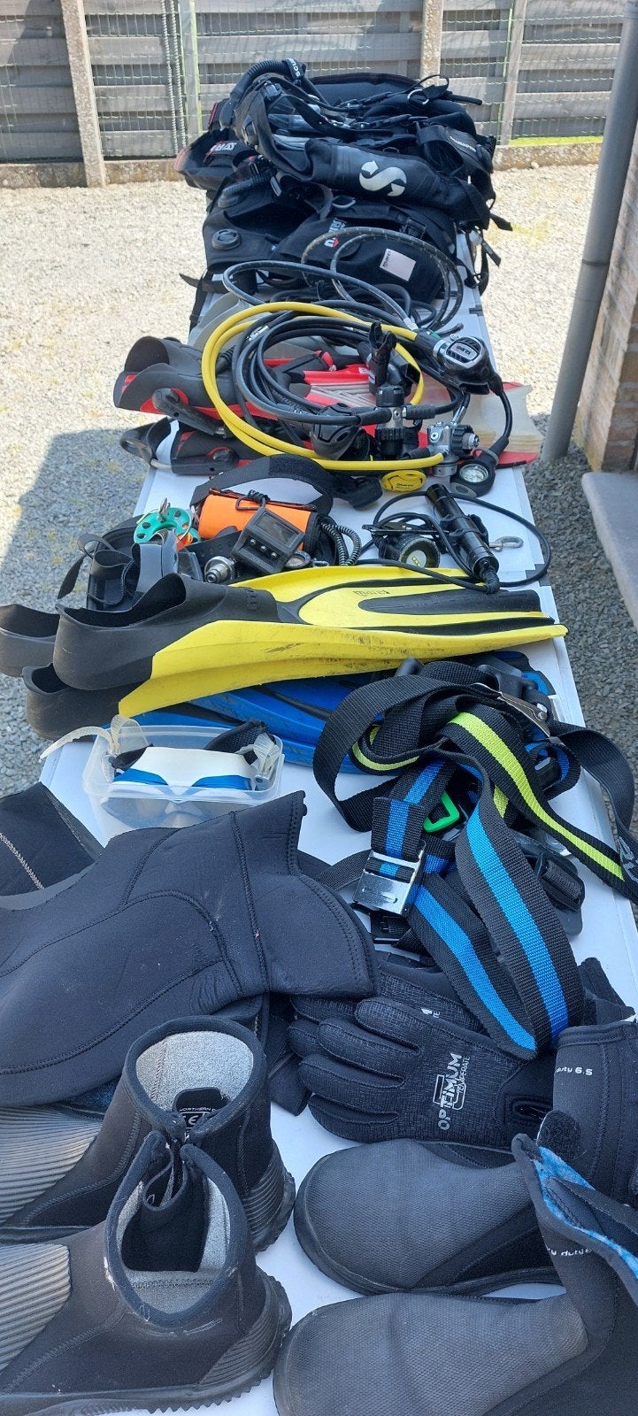 Grand lot de matériel de plongée, Sports nautiques & Bateaux, Plongée, Enlèvement