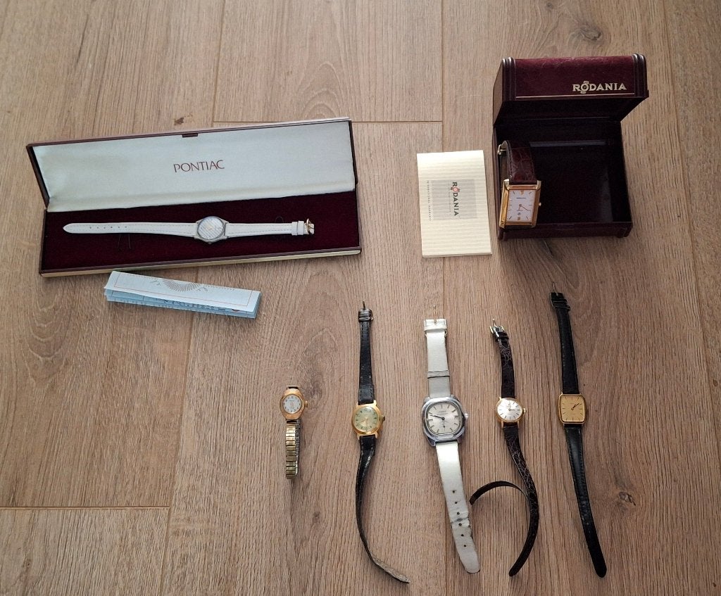 Vintage mechanische horlogecollectie voor dames, Met bandje, Tissot, Polshorloge, 1960 of later