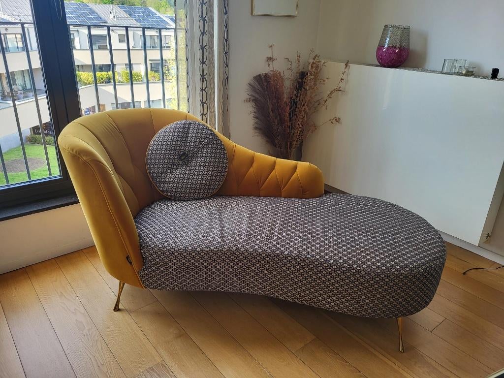 Chaise longue vintage, 75 à 100 cm, Vintage, 150 à 200 cm, Enlèvement
