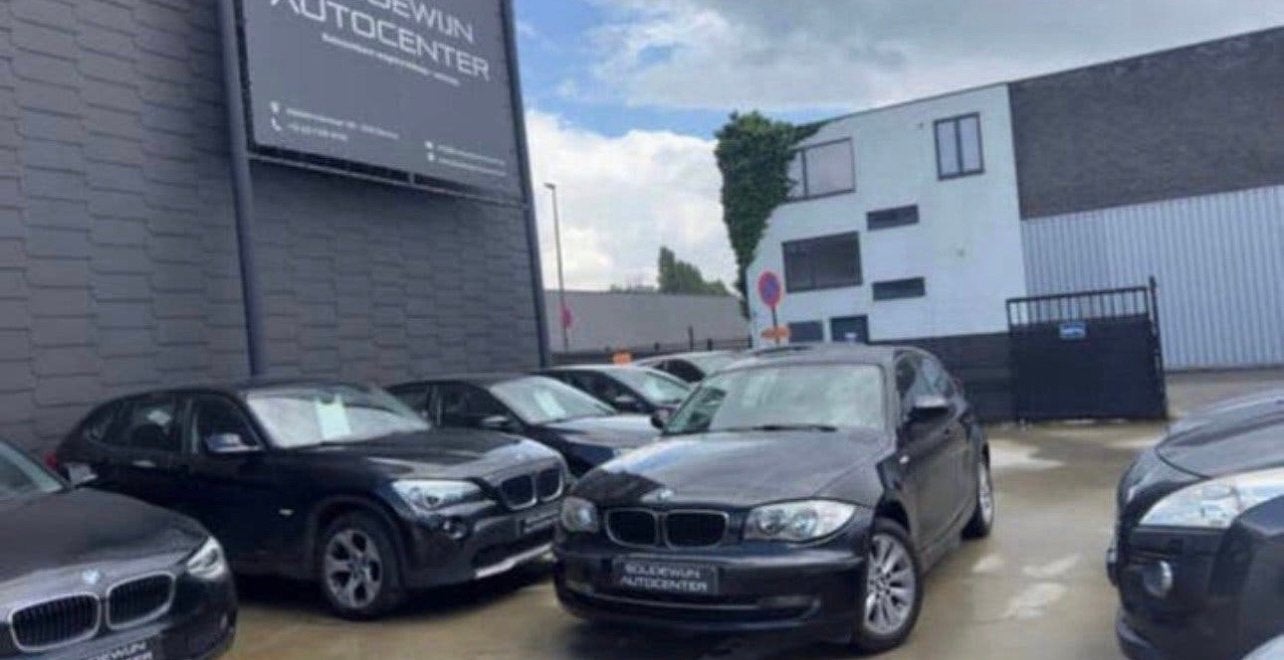 Bmw 1 Serie 116i 1.6Benzine 2007 172.xxxkm FACELIFT Garantie, Auto's, Zwart, Zwart, Handgeschakeld, 5 deurs