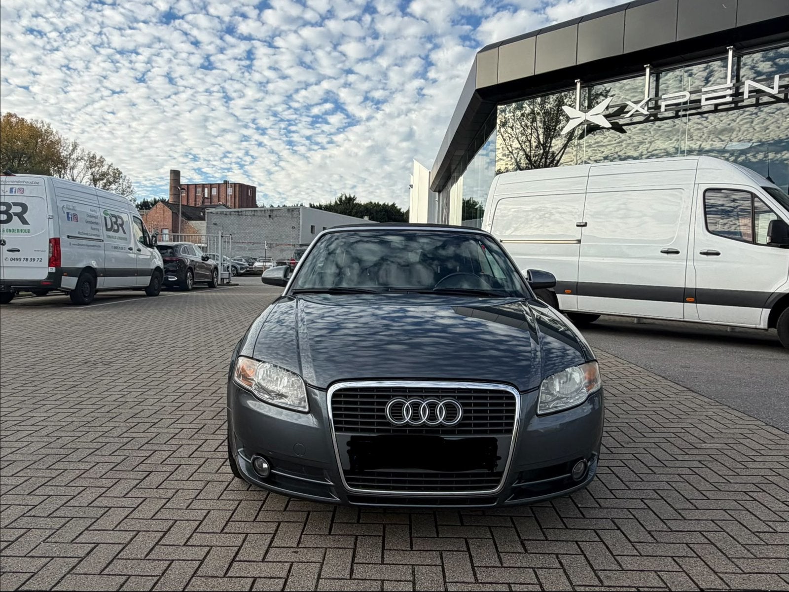 Audi a4 motor stuk!!!, Auto's, Zwart, Cabriolet, Blauw, A4