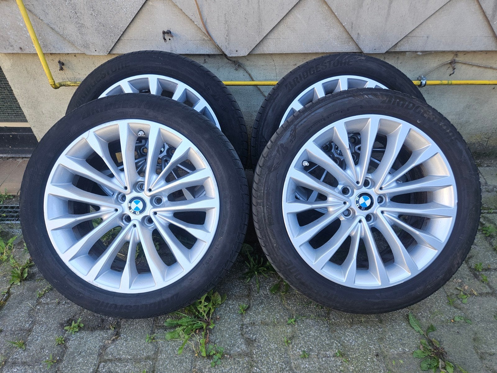 4 jantes 18' BMW 5x112 avec capteur, Pneu(s)
