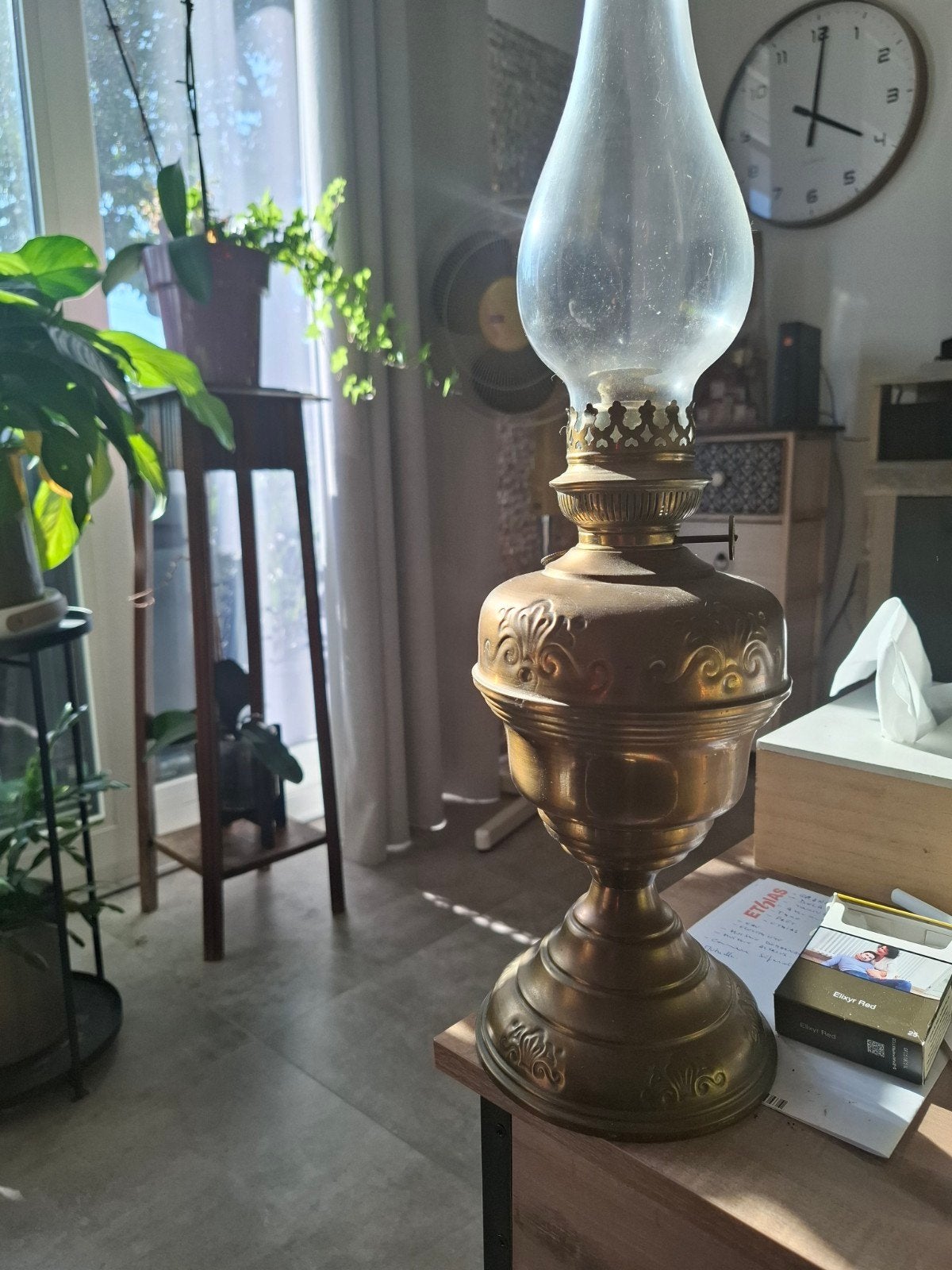 lampe à pétrole, Antiek en Kunst, Ophalen