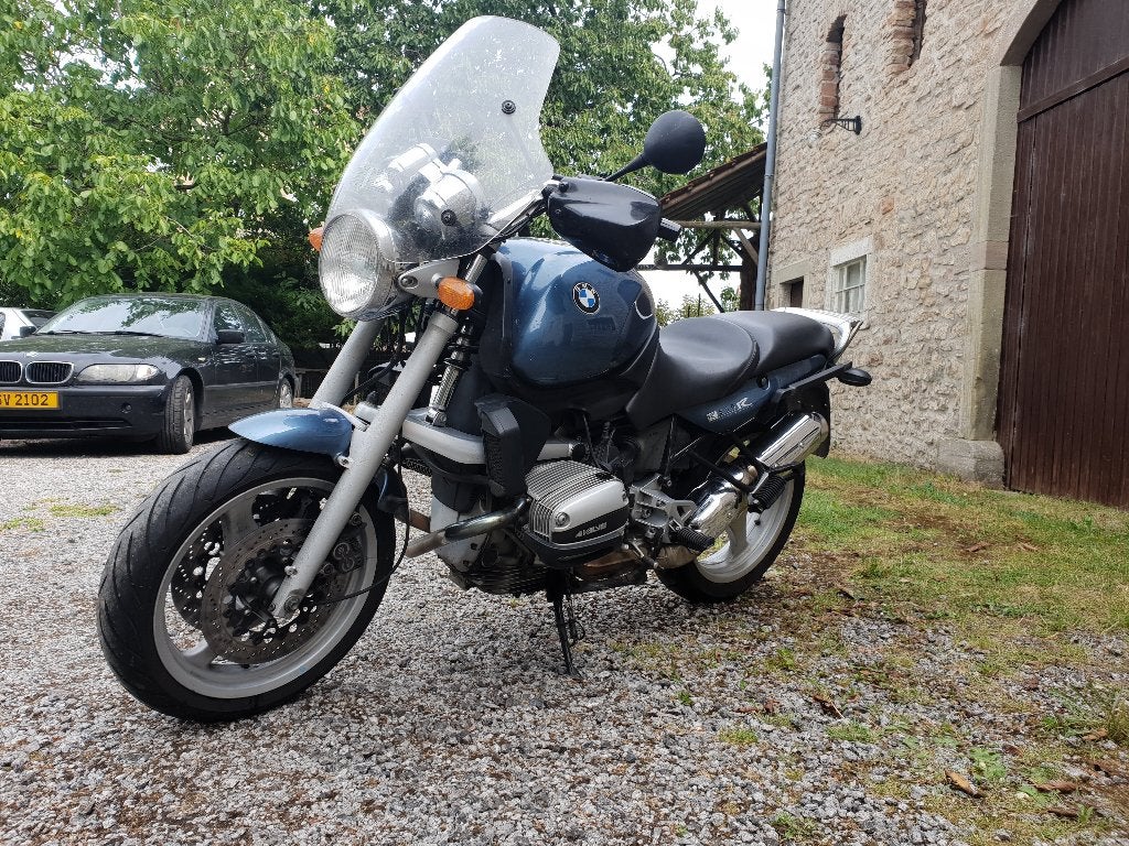BMW R850R met Handvatverwarming en koffers, Handvatverwarming, 2 cilinders, Occasion, 848 cc