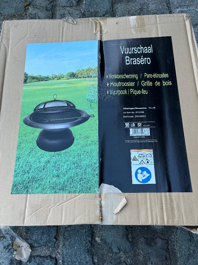 Vuurschaal nieuw, Tuin en Terras, Ophalen, Nieuw