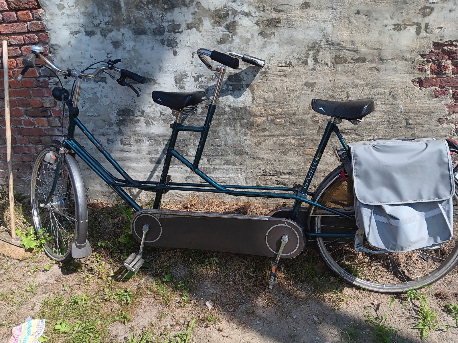 Tandem, Fietsen en Brommers, Fietsen | Tandems, Ophalen, Gebruikt, Gazelle