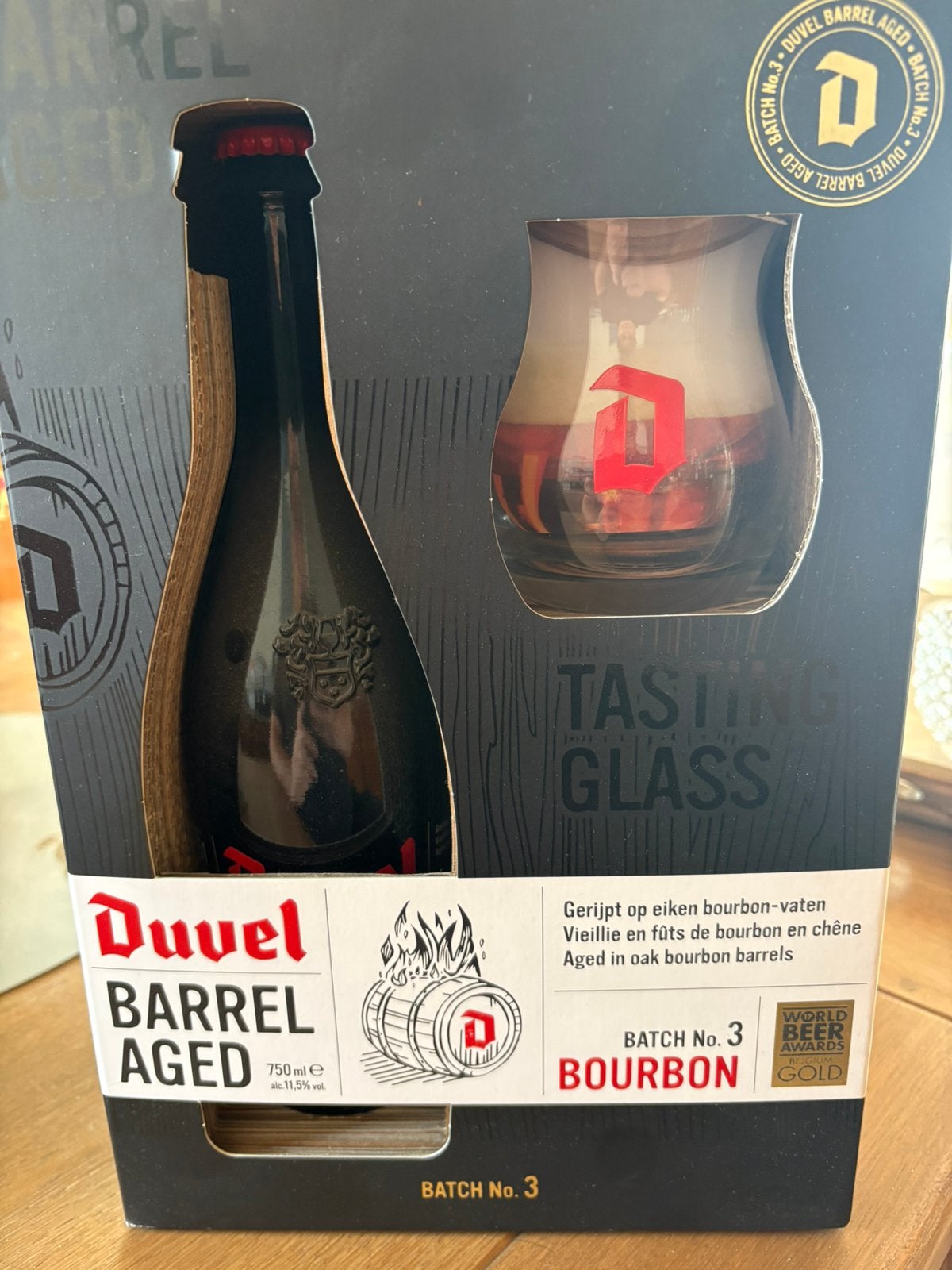 Duvel Barrel Aged nr 3, Verzamelen, Biermerken, Ophalen of Verzenden, Zo goed als nieuw, Duvel
