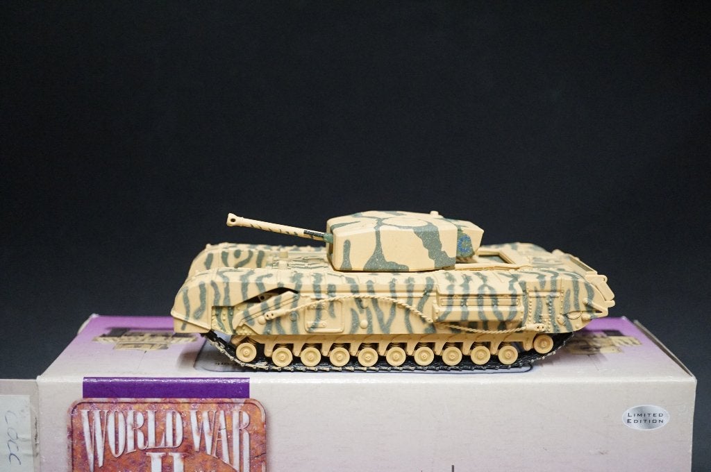 Char Corgi Churchill - Tunisie 1943 - 1/50 - Édition limitée, Hobby & Loisirs créatifs, Voitures miniatures | 1:50, Enlèvement ou Envoi