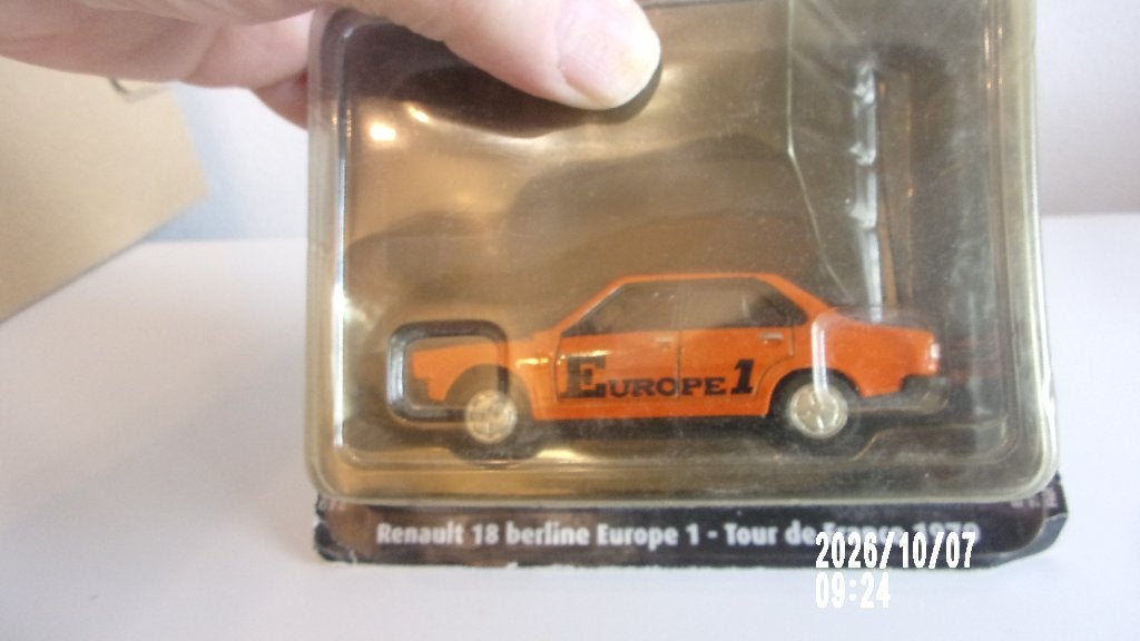 RENAULT 18 "EUROPE1" TOUR de FRANCE.1/43 NOREV NEUVE SCELLEE, Hobby & Loisirs créatifs, Enlèvement ou Envoi, Neuf, Voiture, Norev