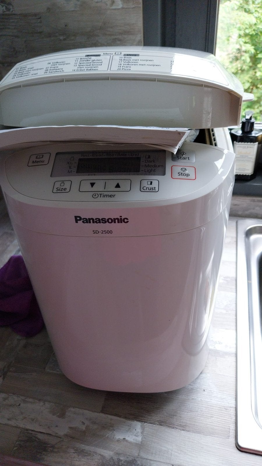 Broodmachine Panasonic, Elektronische apparatuur, Broodbakmachines, Ophalen, Zo goed als nieuw