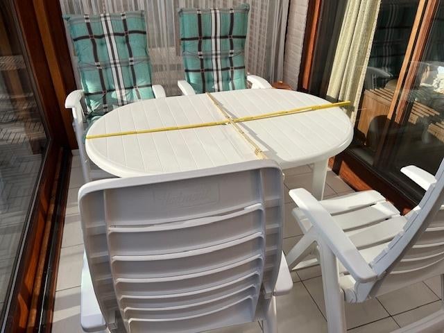 Tuinset Hartman Ambassador, Tuin en Terras, Ophalen, 4 zitplaatsen, Kunststof, Zo goed als nieuw