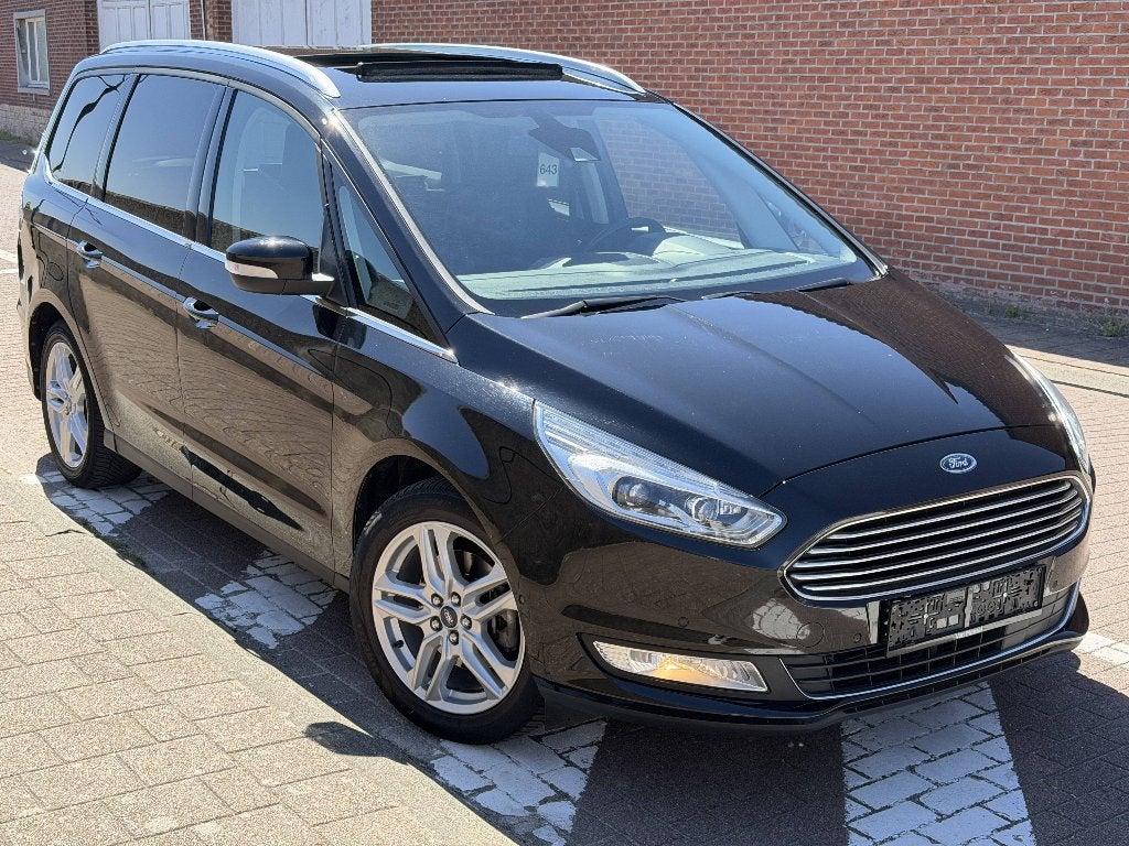 Ford Galaxy 1.5 Benzine 160PK 7 zit 2018 Pano Full Trekhaak, Cuir et Alcantara, Achat, Euro 6, Entreprise