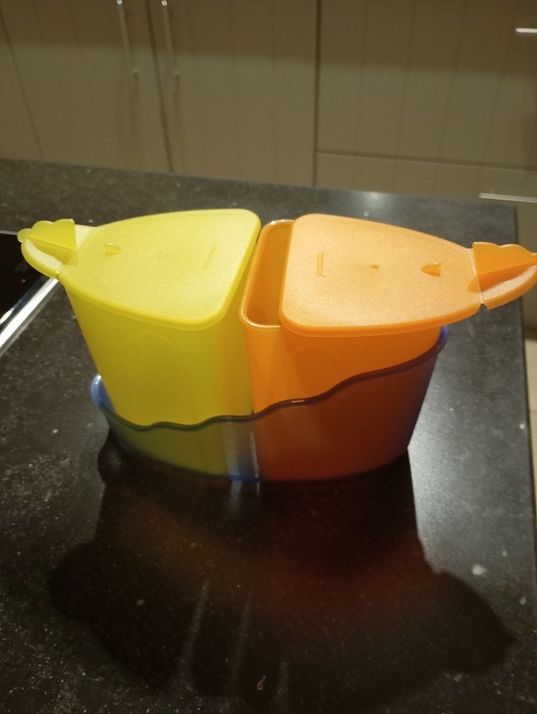Melk en suiker potje tupperware, Enlèvement, Comme neuf
