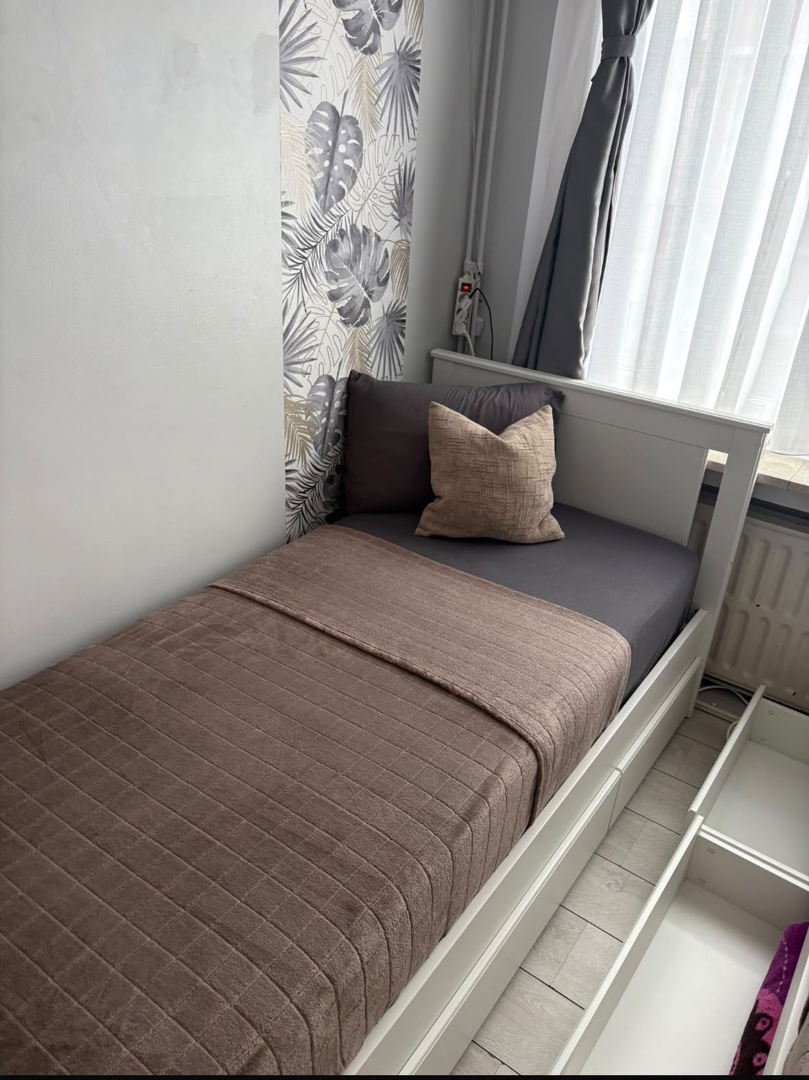Lit simple, 90 cm, Une personne, Enlèvement, Utilisé