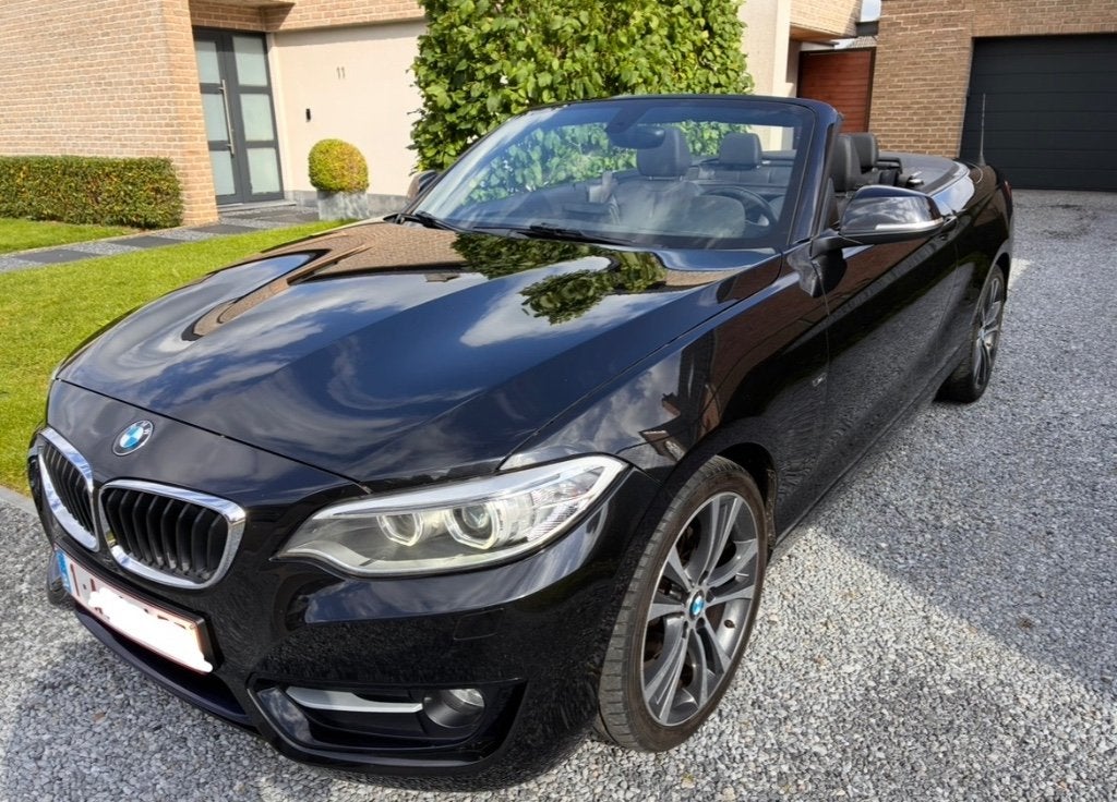 BMW 220d Cabriolet Sportline, Autos, 116 g/km, Euro 6, Cabriolet, Boîte manuelle