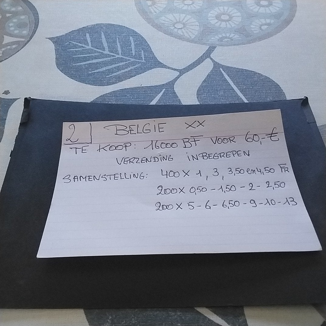 BELGIE 16000 BF FRANKEERZEGELS, Postzegels en Munten, Ophalen of Verzenden