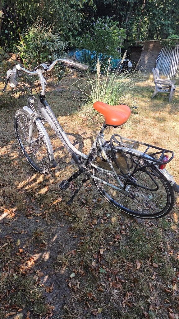 Te koop dames en heren fiets, Fietsen en Brommers, Ophalen, Gebruikt, Velgrem, Overige typen