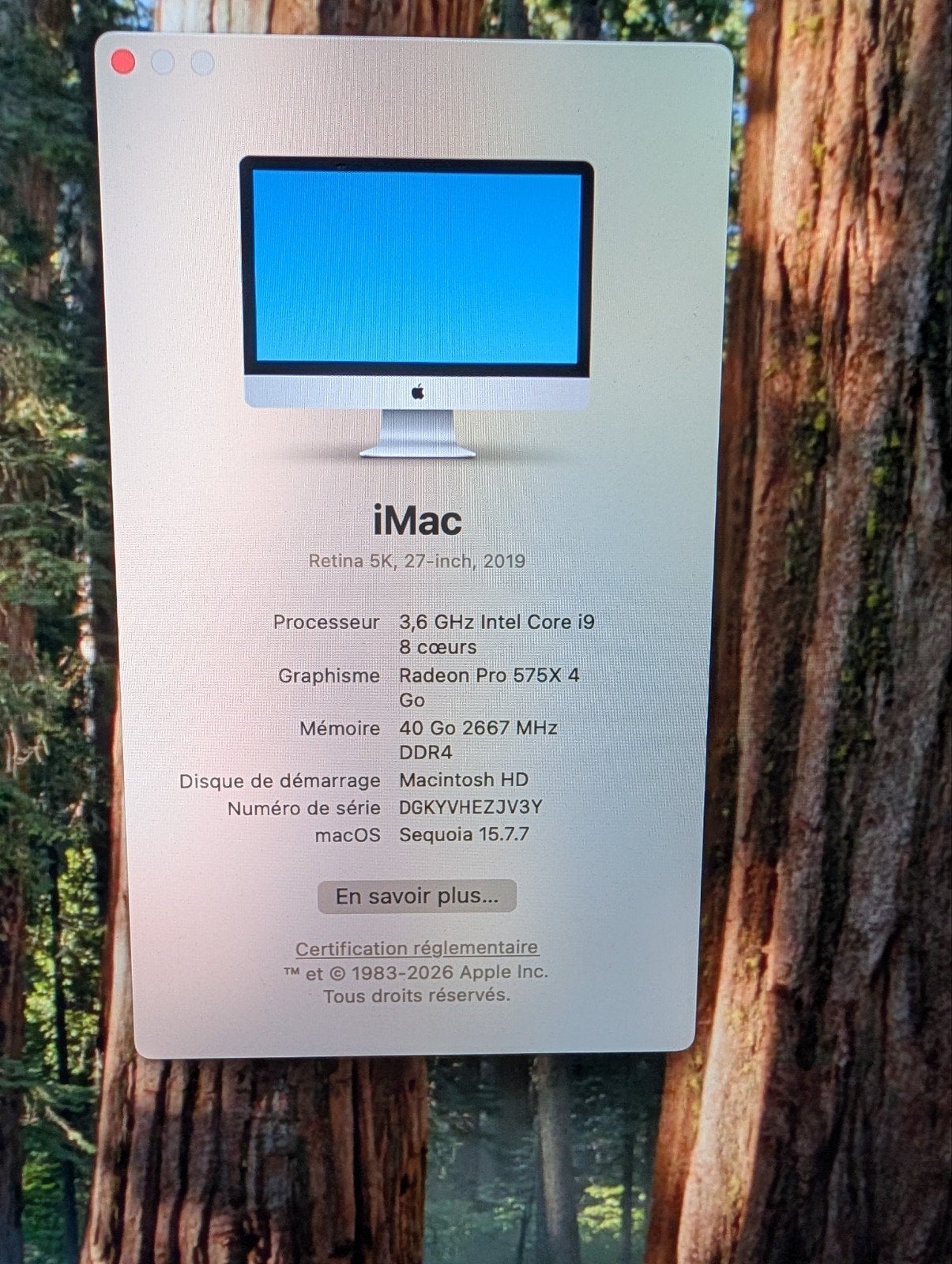Apple iMac Retina 5K 27" 2019 - Core i9 - 40 GB RAM - 512 SS, Computers en Software, Apple Desktops, IMac, SSD