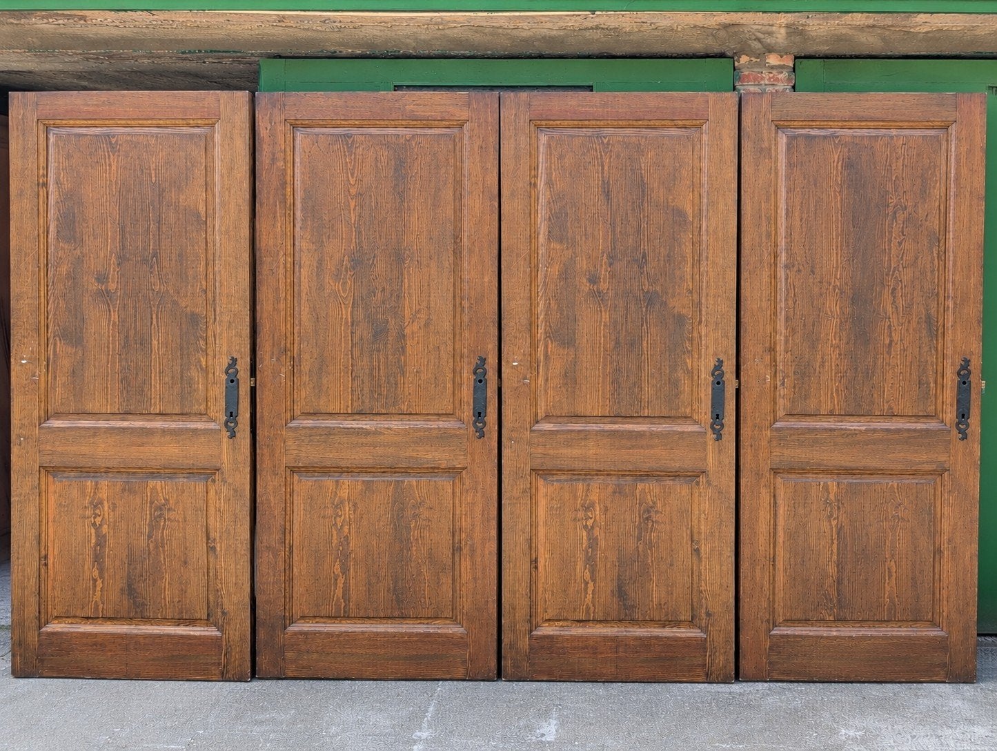 4 portes intérieures en chêne massif, Bricolage & Construction, Porte intérieure, Enlèvement, Utilisé, Moins de 80 cm