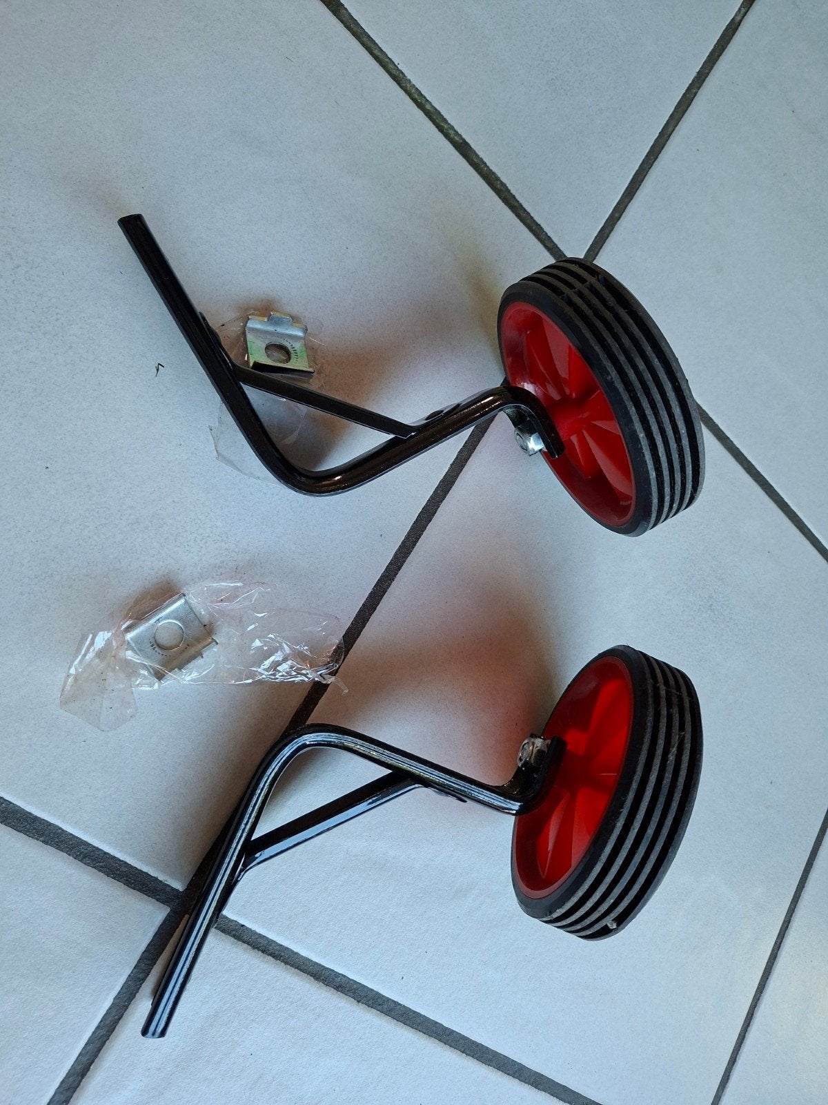 Fietszijwieltjes rood, Fietsen en Brommers, Ophalen
