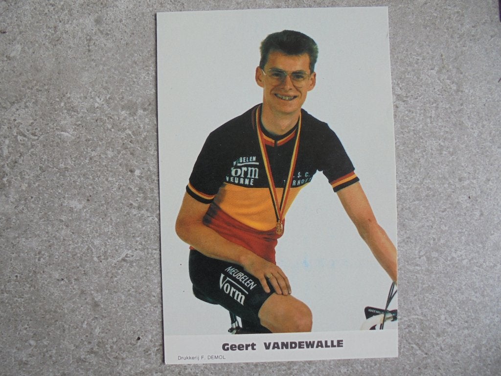 Wielerfoto Geert Vandewalle, Verzenden